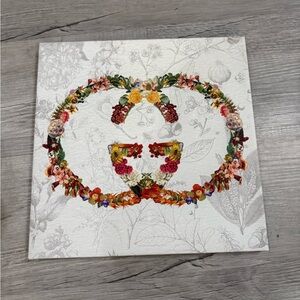 Floral Emblem Canvas Art 12x12